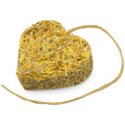 Беззърнесто лакомство от сушени цветя за Гризачи, 90 гр. - JR Grainless Heart with Petals 